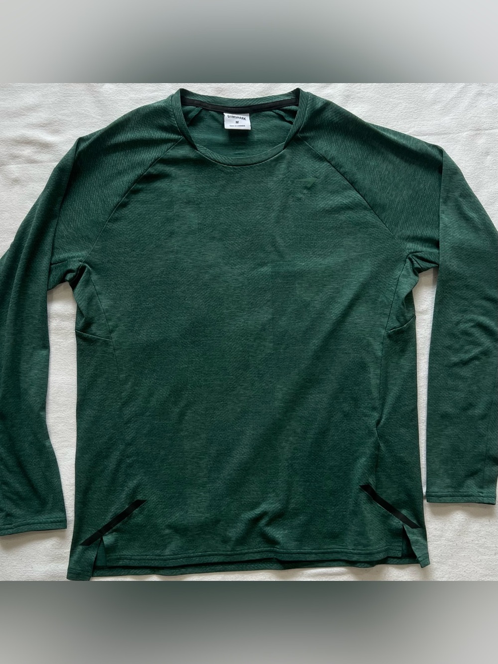 Gymshark Apex Long Sleeve T-Shirt Men’s Medium Woodland Green/Hoya Green